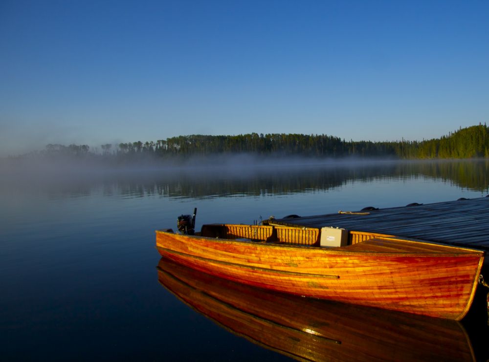 cedar strip boats esnagami wilderness lodge